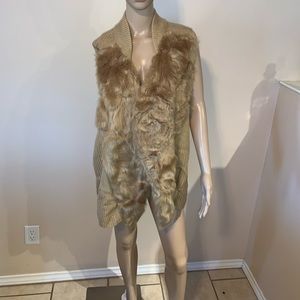 ALFANI Faux Fur Vest